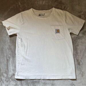 Carhartt White Short Sleeve Tee Classic Crew Neck
